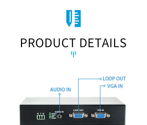 FTTN SQ-VGA02 VGA 光ファイバーデジタルビデオ端末 遠隔伝送防止
